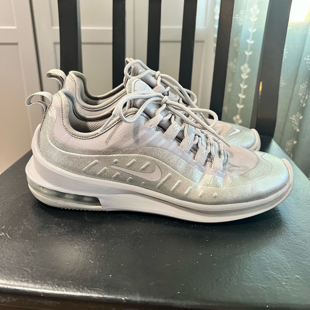 Nike Metallic Silver Air Max Sneakers